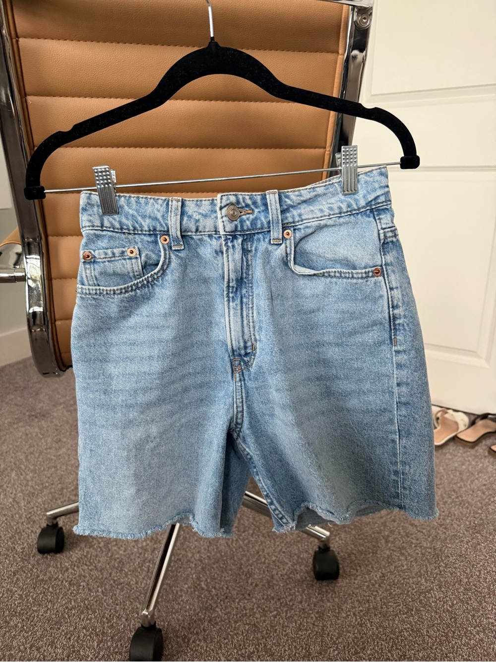 H&M Light Blue Denim Shorts
